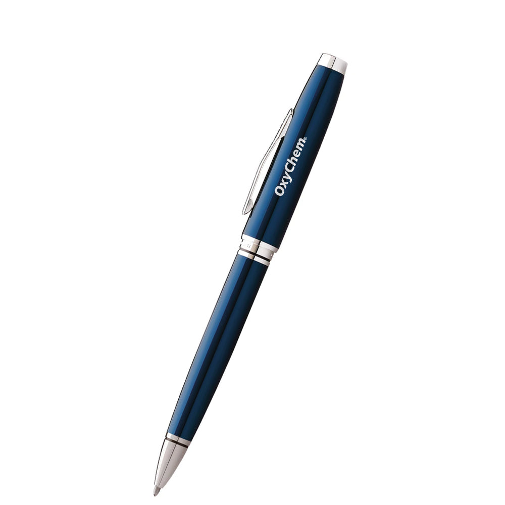 Coventry Blue Lacquer Ballpoint Pen - OxyChem
