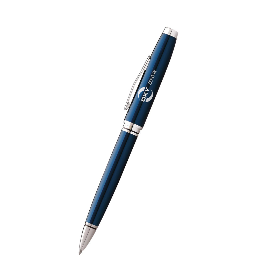 Coventry Blue Lacquer Ballpoint Pen
