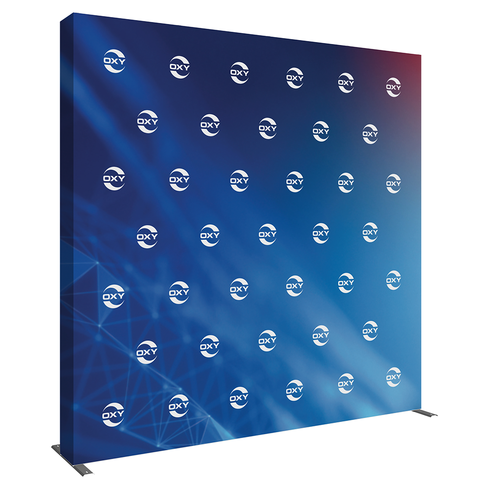 Backdrop: Oxy Step and Repeat Dark Gradient (10 ft) RENTAL
