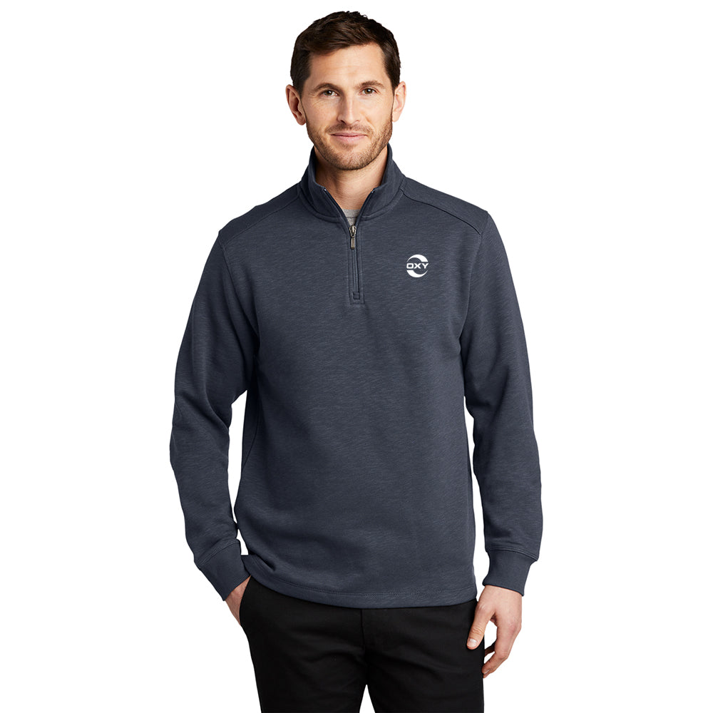 Port Authority Slub Fleece Qtr-Zip Men's Pullover