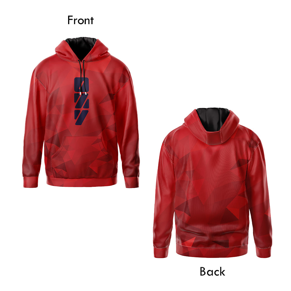 Lightweight Hoodie - Oxy Red