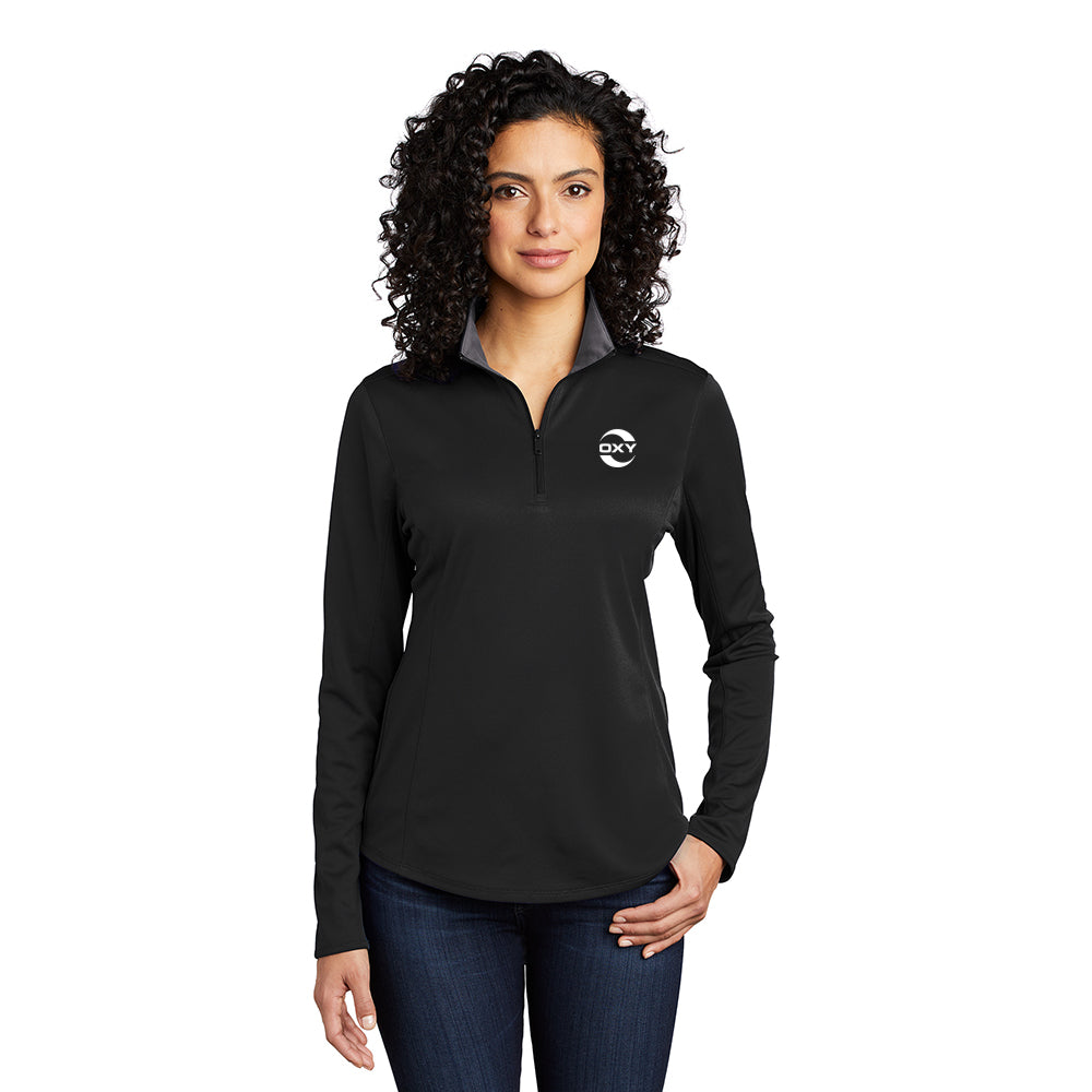 Port Authority Silk Touch Performance Women's Qtr-Zip