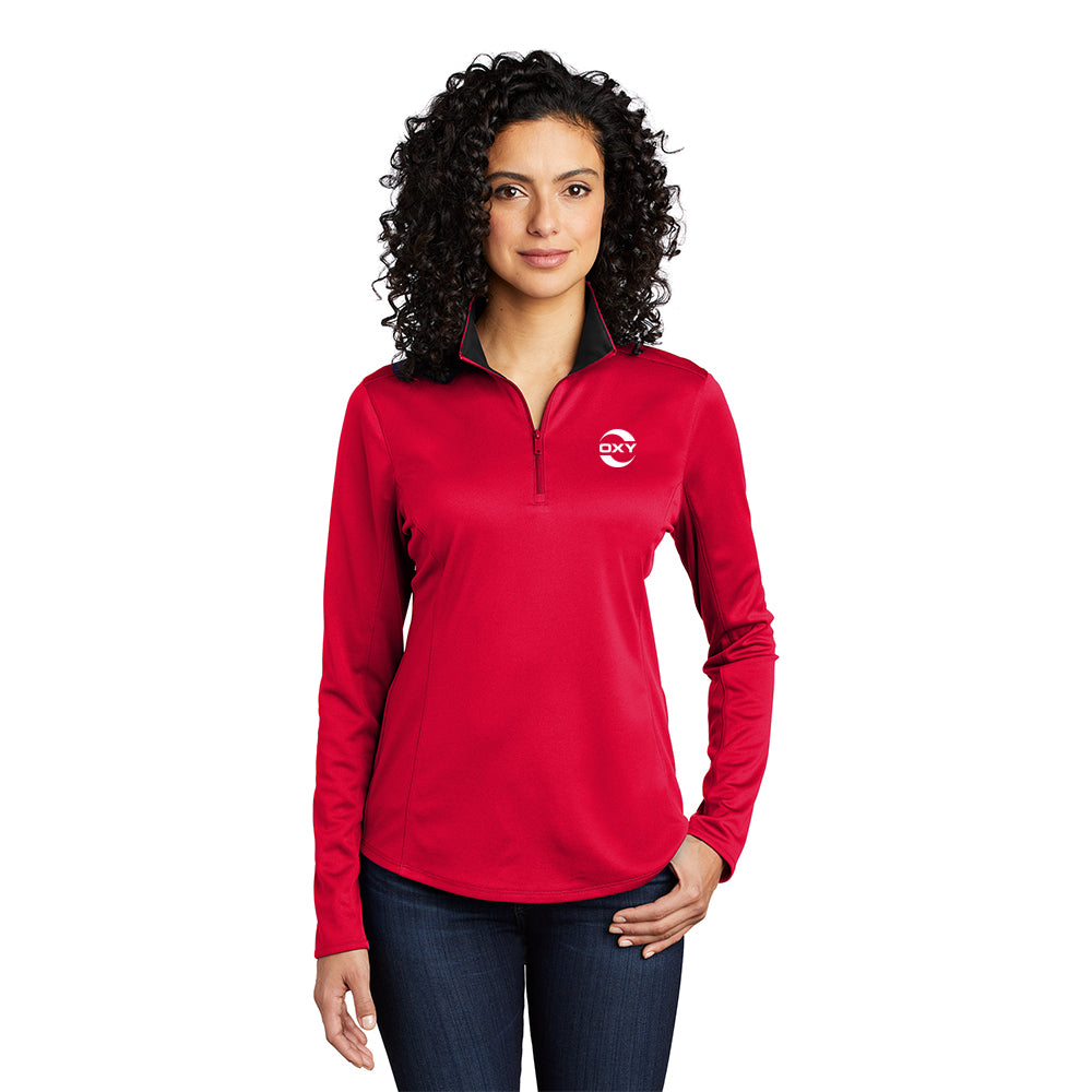 Port Authority Silk Touch Performance Women's Qtr-Zip