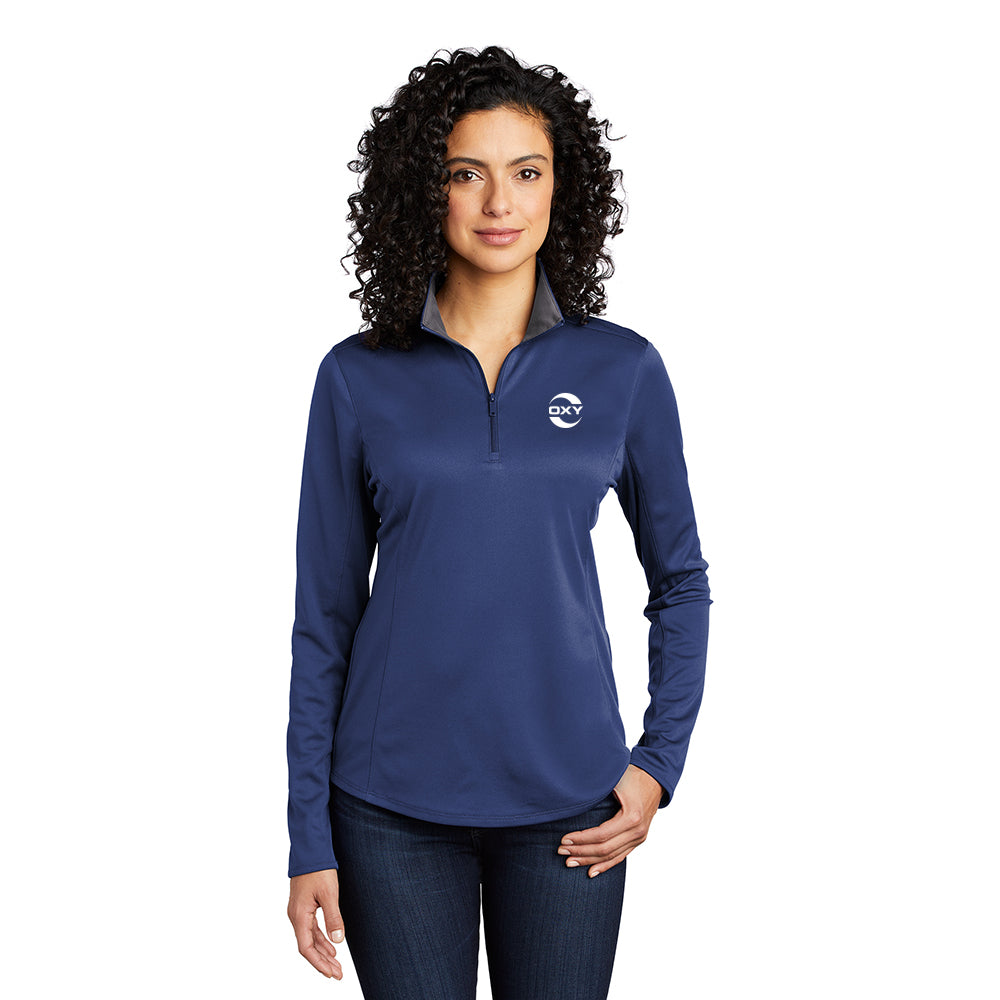 Port Authority Silk Touch Performance Women's Qtr-Zip