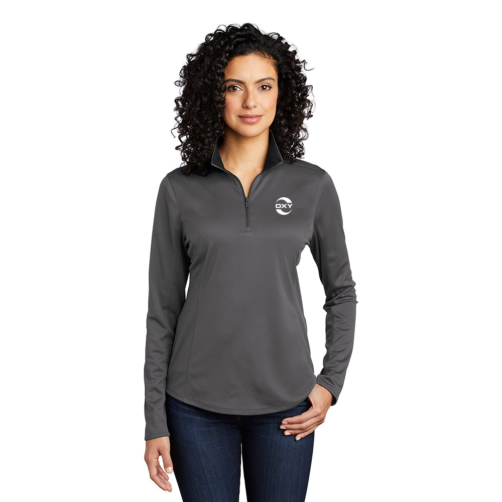 Port Authority Silk Touch Performance Women's Qtr-Zip