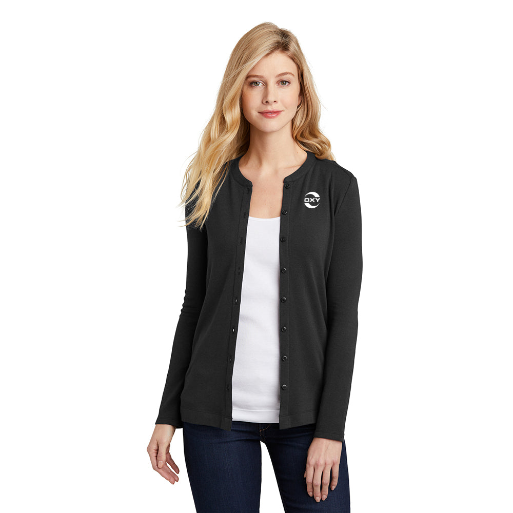 Port Authority Concept Stretch Button-Front Women's Cardigan