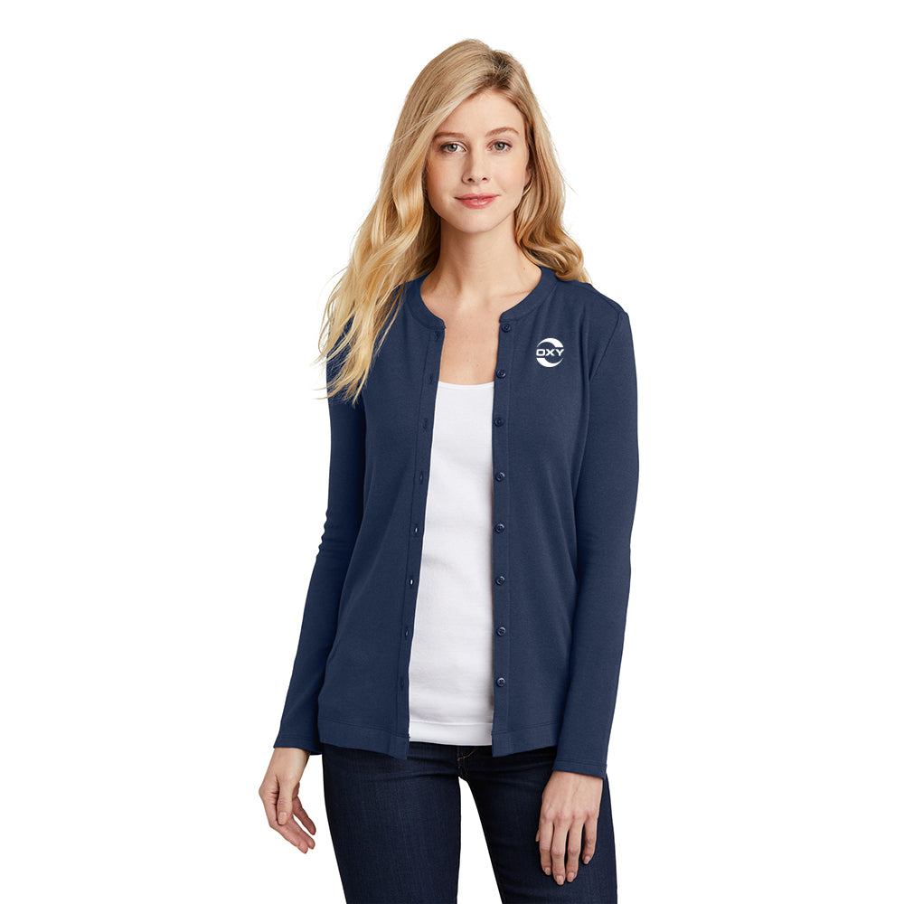 Port Authority Concept Stretch Button-Front Women's Cardigan
