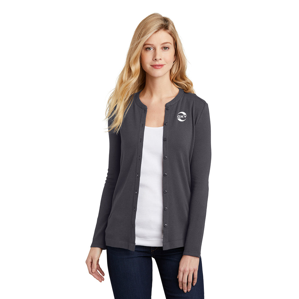 Port Authority Concept Stretch Button-Front Women's Cardigan
