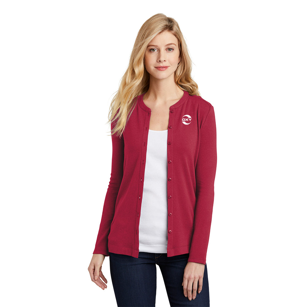Port Authority Concept Stretch Button-Front Women's Cardigan