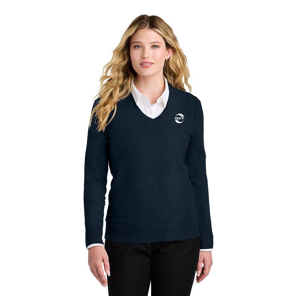 Port Authority V-Neck Women's Sweater