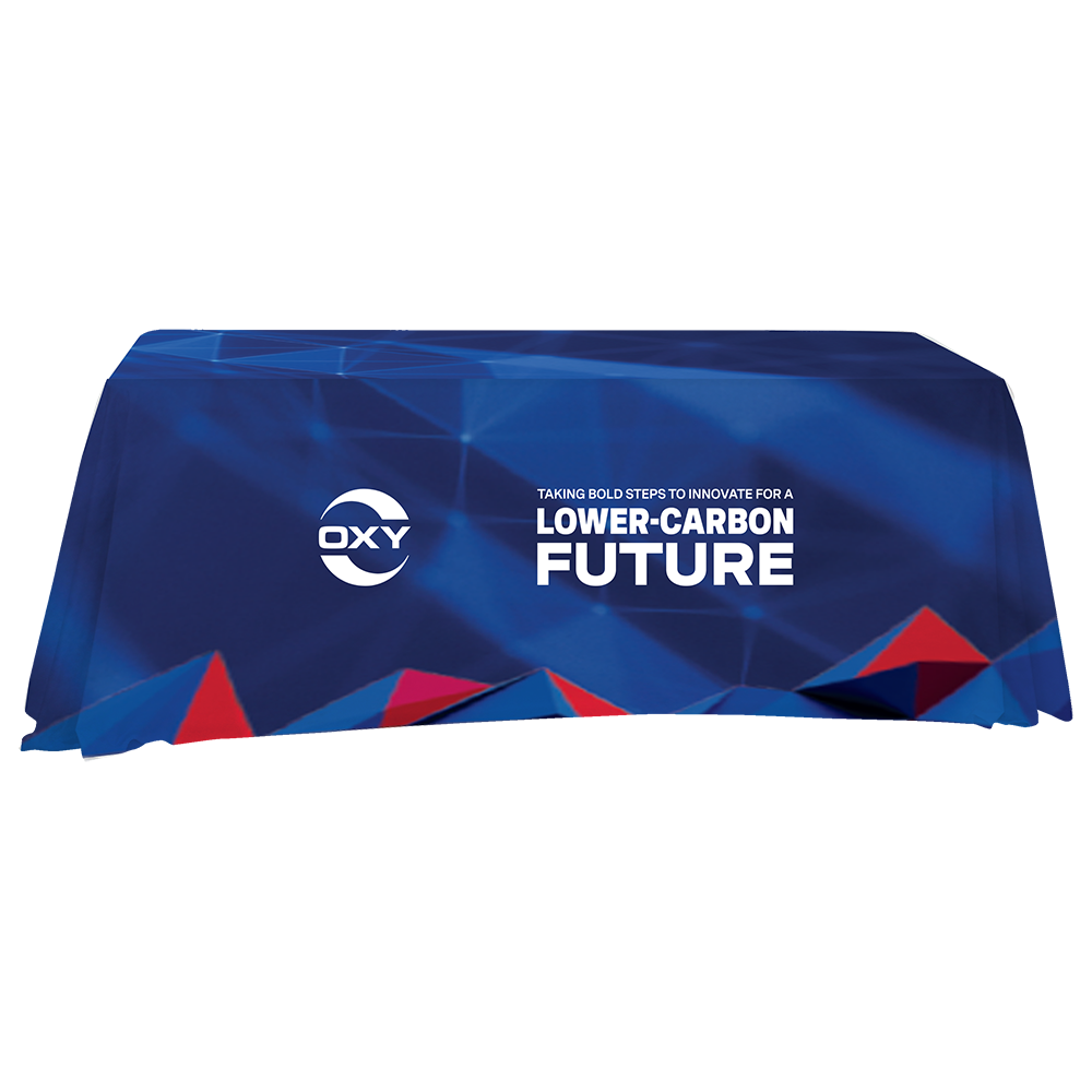 Table Throw: Lower Carbon Future, Dark Gradient RENTAL