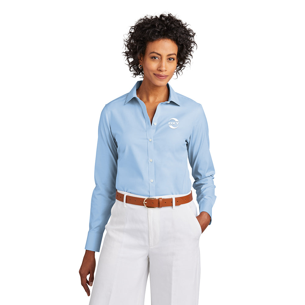 Brooks Brothers Wrinkle-Free Women's Pinpoint Shirt - Oxy