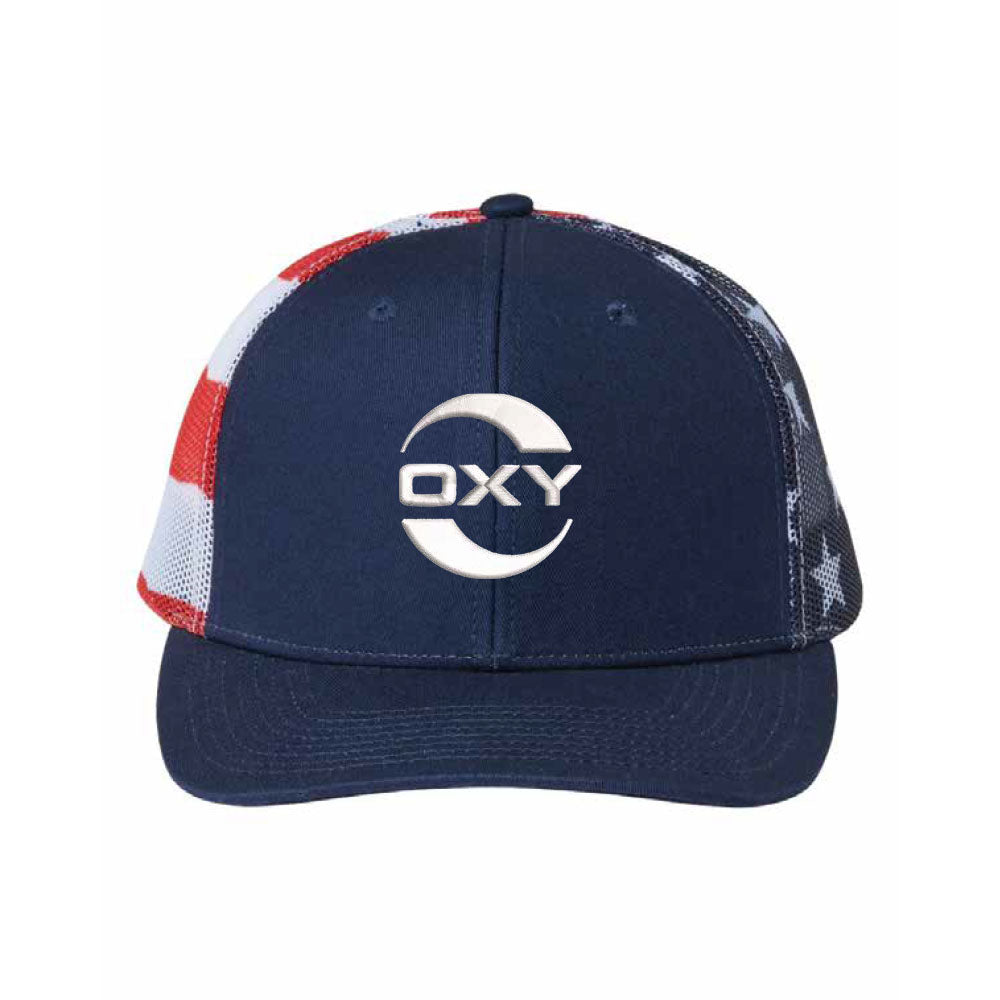 USA Printed Mesh Trucker Cap