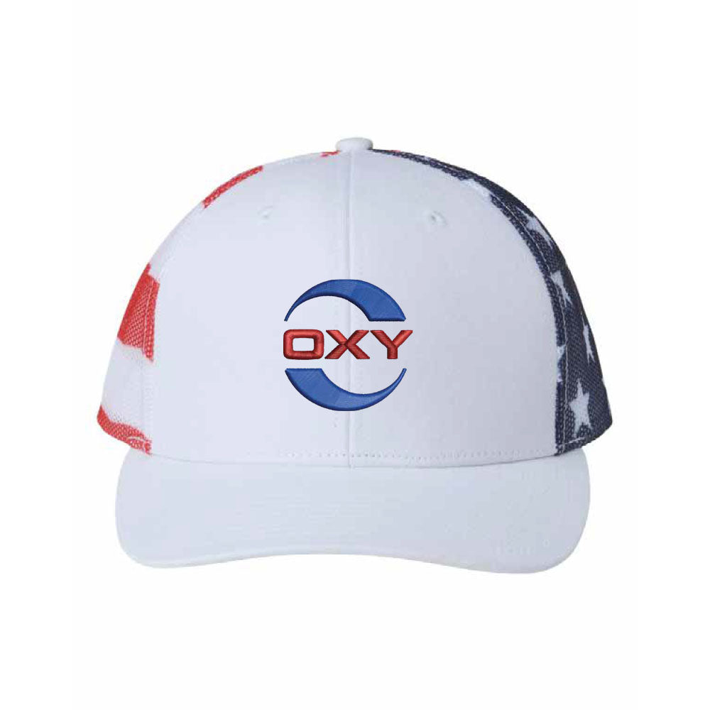 USA Printed Mesh Trucker Cap